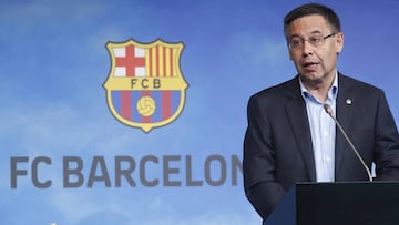 Conferencia de prensa de Josep Maria Bartomeu.