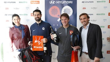 07/02/19 II DESAFIO PADEL DERBI 
 DE LA RED IVAN PEREZ  VETERANOS ATLETICO DE MADRID REAL MADRID