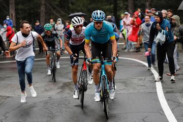 Jakob Diemer Fuglsang y Vincenzo Nibali.