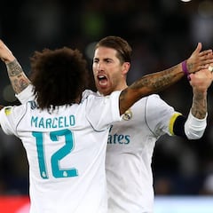 Sergio Ramos y Marcelo suman ya 18 títulos con el Real Madrid