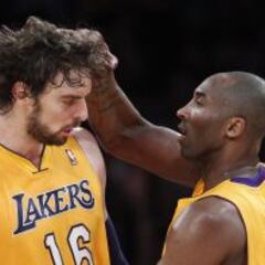 Pau Gasol, a Kobe Bryant: "Gracias por todo, hermano"