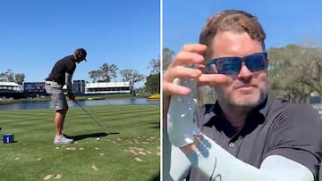Collin Morikawa’s caddie stuns TPC Sawgrass with incredible hole-in-one on 17th
