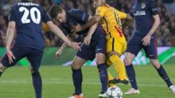 Rafinha no jugará ante el Atlético.