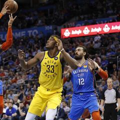 Los Pacers tiran el partido en Oklahoma con un 24-0 en el tercer cuarto
