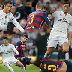 Esto sí que es un Clásico: todos los regates de Cristiano a Piqué