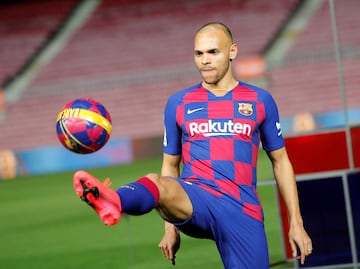 Presentación de Martin Braithwaite con el Barcelona 