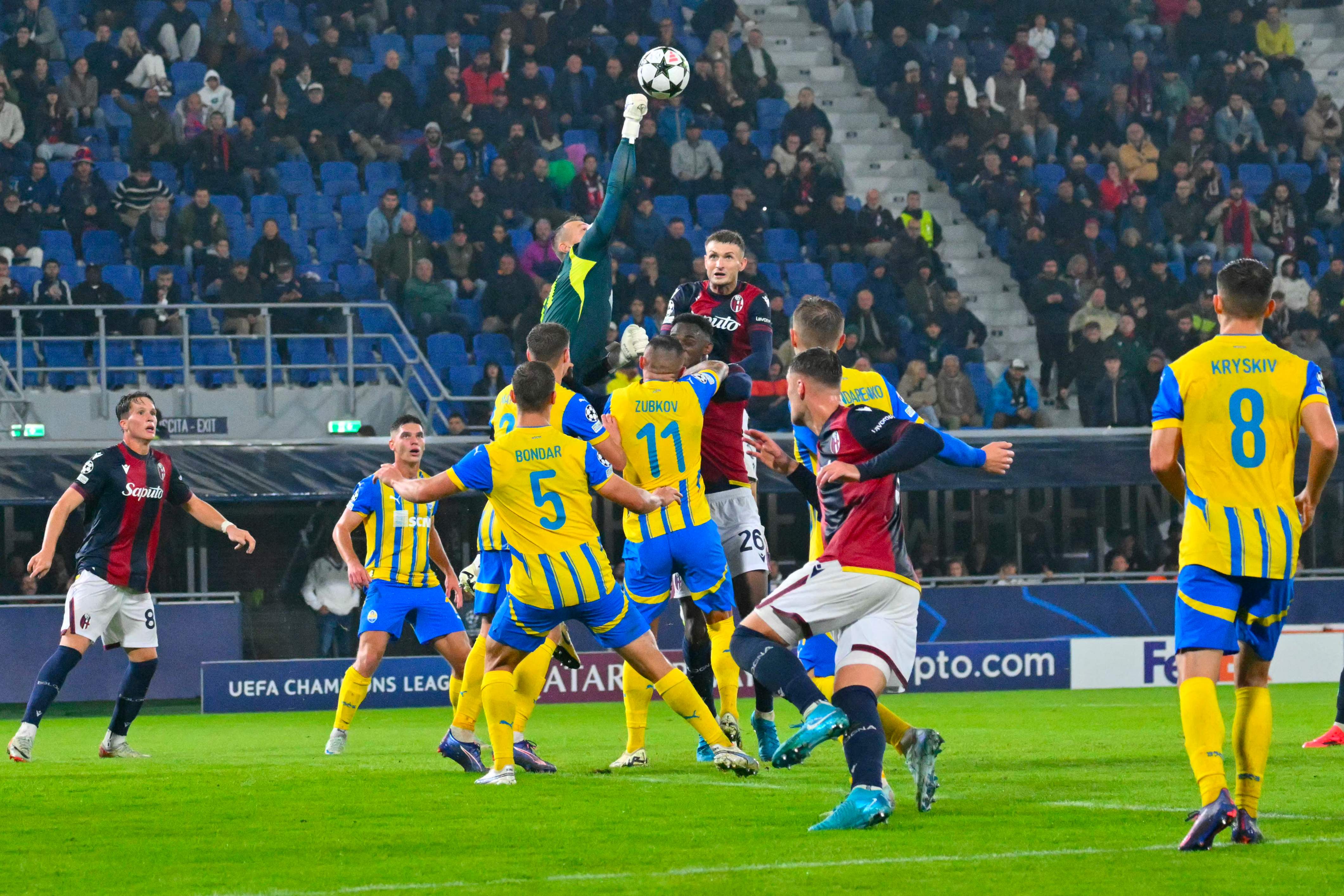 Resumen del Bolonia vs Shakhtar, fase de grupos de la Champions League