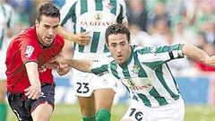 <b>MAL FARIO. </b>La temporada pasada, el Betis sucumbió por la mínima en el feudo de Osasuna.