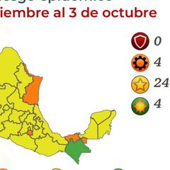 Semáforo COVID-9 en México por estados: así queda el mapa del 20 de septiembre al 3 de octubre