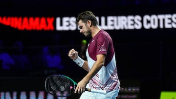 Stanislas WAWRINKA of Switzerland during the Moselle Open - ATP250 on September 21, 2022 in Metz, France. (Photo by Franco Arland/Icon Sport via Getty Images)