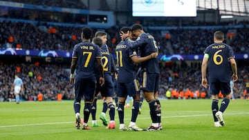 17/04/24 PARTIDO VUELTA CUARTOS CHAMPIONS LEAGUE 
MANCHESTER CITY - REAL MADRID 
ALEGRIA GOL 0-1 RODRYGO GOES 