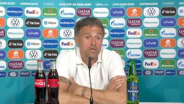 Luis Enrique, defensa de Unai y elogios a España y Morata: "Yo pongo el titular; enjoy football"