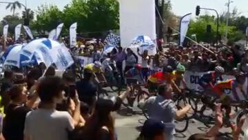 La emocionante llegada en la última etapa de la Vuelta Chile