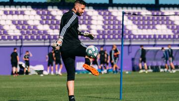 Samu Pérez renueva una temporada con el Real Valladolid.