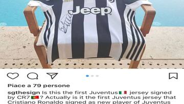 Cristiano: tourist pinches first signed Juve shirt from reporter