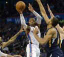 Abrines no falla (11) y Westbrook aplasta: 43+11+10 a los Jazz