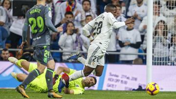 06/01/19 PARTIDO PRIMERA DIVISION
REAL MADRID - REAL SOCIEDAD
POSIBLE PENALTI DE RULLI A VINICIUS