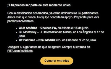 Chelsea anuncia juego contra el América en el Mundial de Clubes