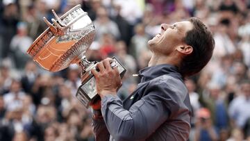 Nadal: de tocar "fondo" en Barcelona a la gloria de París