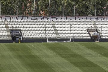 Las obras del Estadio de Vallecas en imágenes