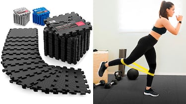 Monta tu gimnasio en casa con esta selección de materiales y aparatos