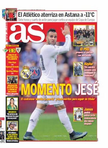 Las portadas de AS de noviembre