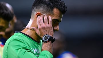 Central Referee Adonai Escobedo during the final second leg match between Club America and Tigres UANL as part of Torneo Apertura 2023 Liga BBVA MX, at Azteca Stadium, December 17, 2023, in Mexico City, Mexico.