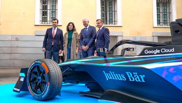 Isabel Díaz Ayuso lidera la presentación del E-Prix de Fórmula E que se celebrará en Madrid, en el Circuito del Jarama.