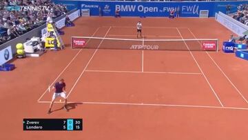 El espectacular 'willy' de Zverev para poner en pie a Múnich