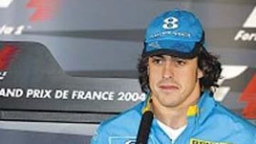 <b>COMPARECENCIA. </b>Alonso, ayer en la rueda de prensa oficial.