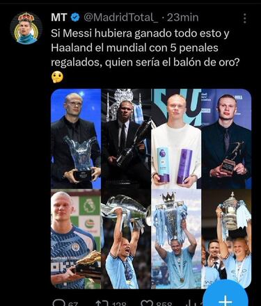 Los mejores memes del Balón de Oro 2023
