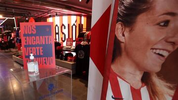 Una imagen de la tienda del Wanda Metropolitano.