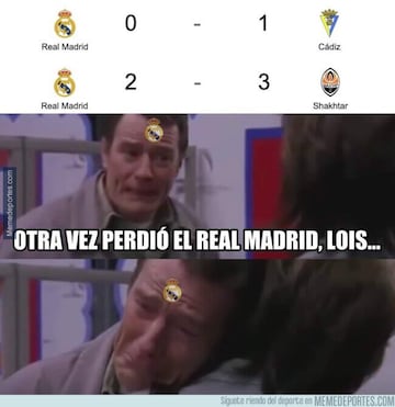 El Real Madrid, protagonista de los mejores memes de Champions