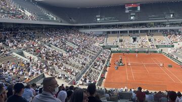 La Philippe Chatrier acoge ya a 5.000 espectadores