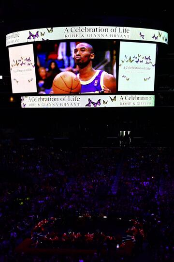 El emotivo funeral de Kobe Bryant en el Staples Center