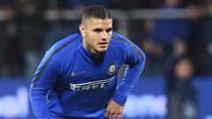 Mauro Icardi, en un partido con el Inter de Mil&aacute;n.