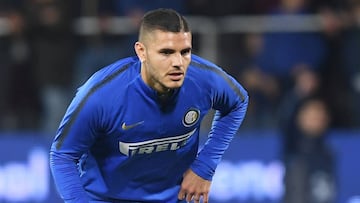 Mauro Icardi, en un partido con el Inter de Milán.