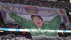 Lucas, emocionado con su tifo del Bernabéu: “Lo soñé de niño...”