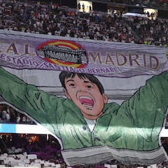 Lucas, emocionado con su tifo del Bernabéu: “Lo soñé de niño...”