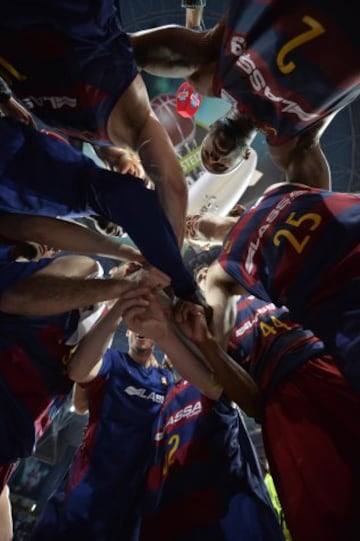 Barcelona Lassa-Unicaja de M¨¢laga en im¨¢genes