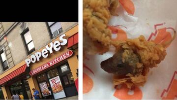 Una mujer de Nueva York ha denunciado al restaurante de la franquicia Popeyes de Harlem, Nueva York, despu&eacute;s de encontrar una rata en lugar de pollo empanado.