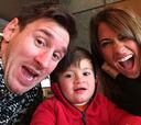 Messi felicita el cumpleaños a Antonella con un selfie familiar