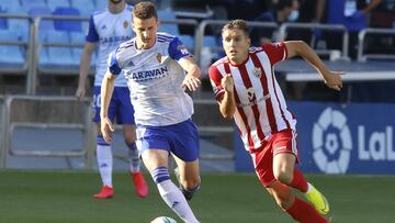 20/06/20 PARTIDO SEGUNDA DIVISION CORONAVIRUS COVID19 ZARAGOZA - ALMERIA CARLOS NIETO JOSE CORPAS