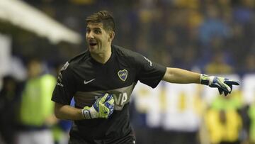 Agust&iacute;n Ori&oacute;n durante un partido con Boca Juniors.