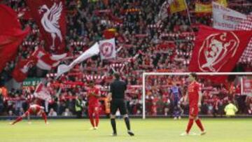El Real Madrid se enfrentó al Liverpool en octavos de final de la Champions League en la temporada 2008-09.