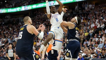 The Oklahoma City Thunder went into Ball Arena needing a win on the road, and they evened up the series after tough, gritty game against the Denver Nuggets.