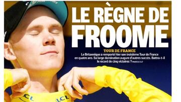 Portada de L&acute;Equipe del 25 de julio de 2016.