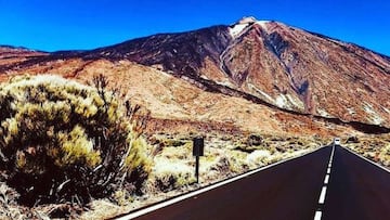 La carretera más bonita de España, en Tenerife