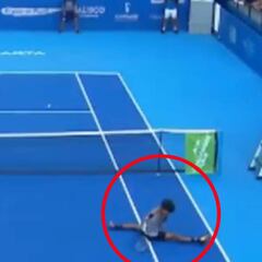 La postura en la que se queda delata que ha sido un puntazo: atentos a lo que hizo Brown