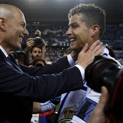 Cristiano Ronaldo: "El éxito del equipo se debe a Zidane"